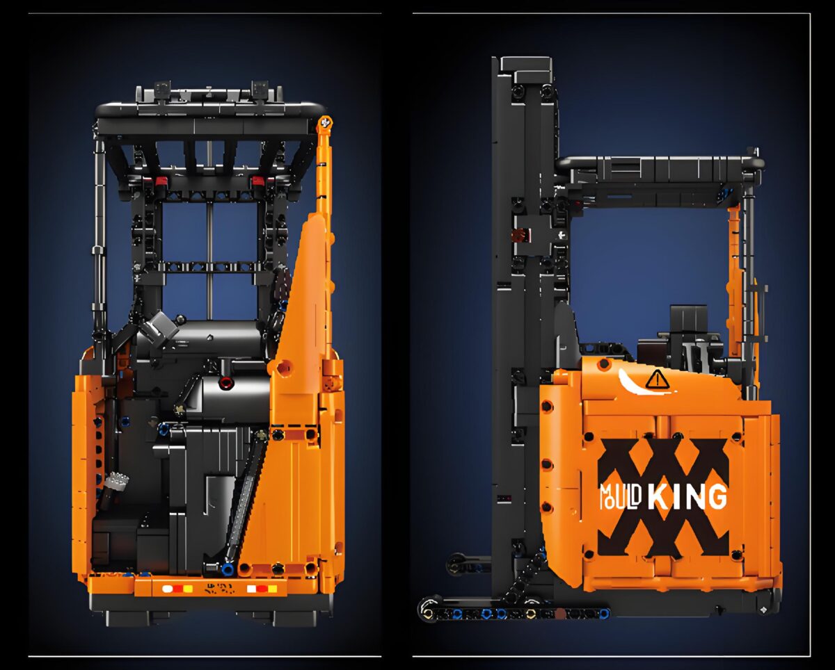 Mould King MK17040 The Orange Shelf Forklift  1506PCS - Image 3