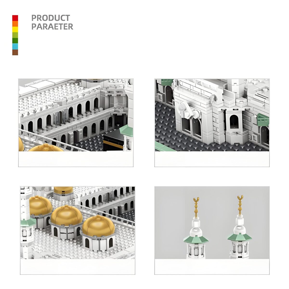 WG6220 The Great Mosque of Mecca Minibrick 2274PCS - Image 3
