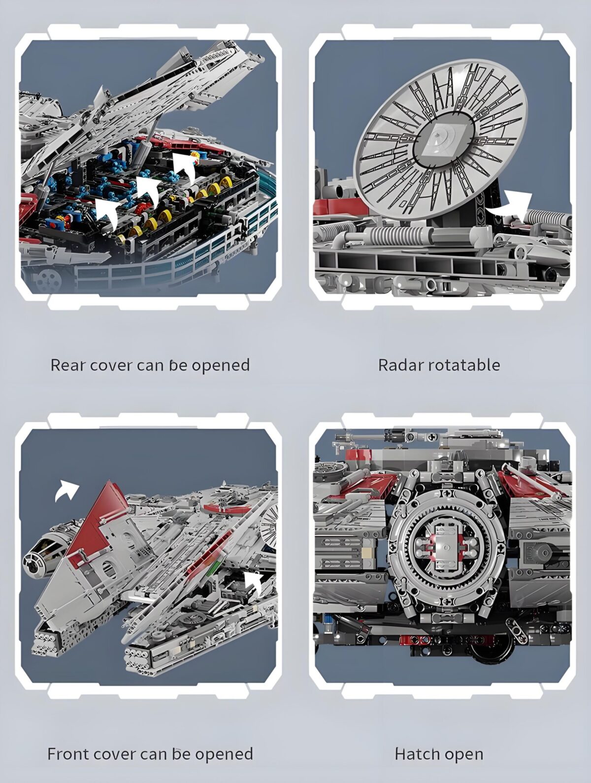 KBOX 10521 The Leaguer Heroes Millennium Falcon  11230PCS - Image 7