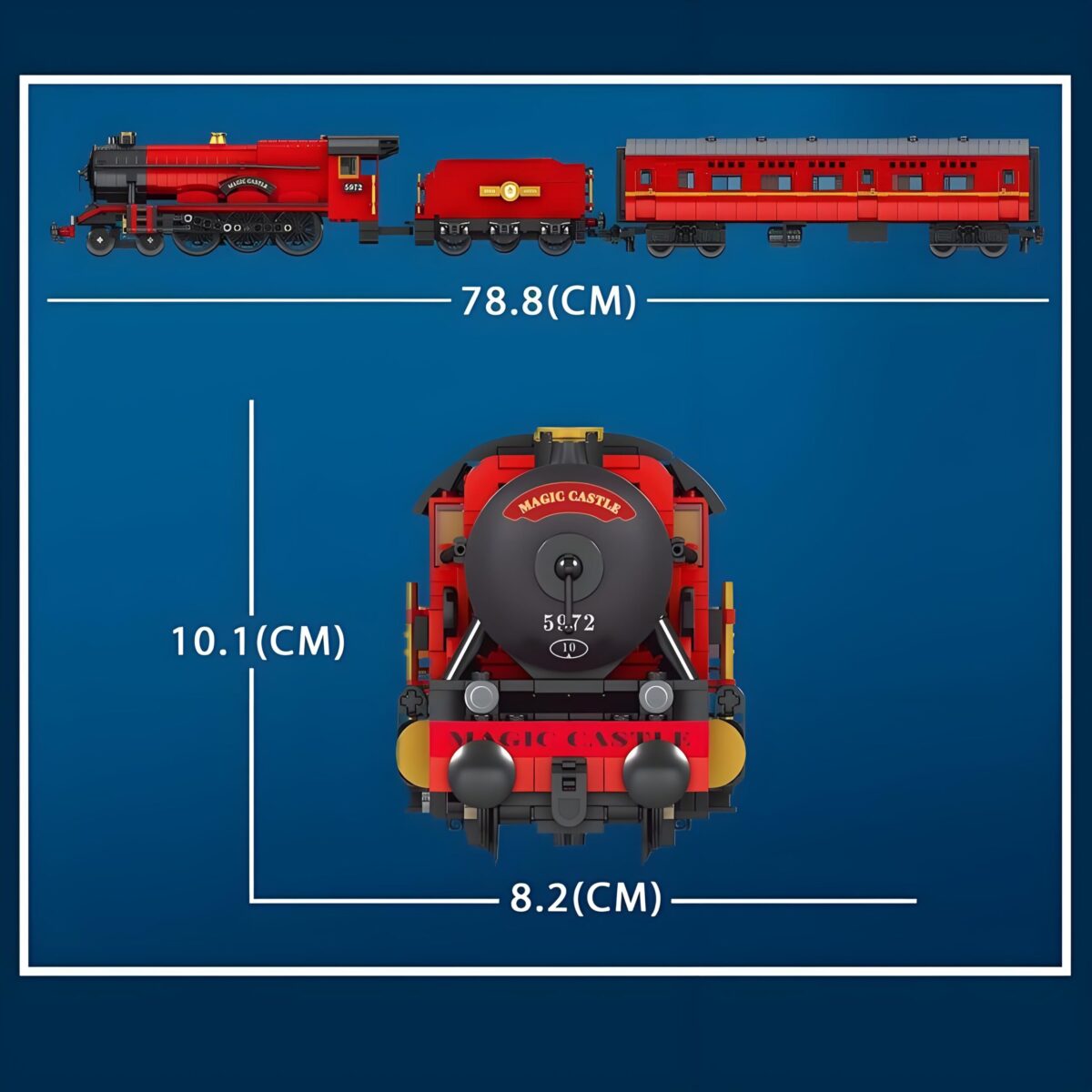 Mould King MK12010 The RC Magic Train  2086PCS - Image 5