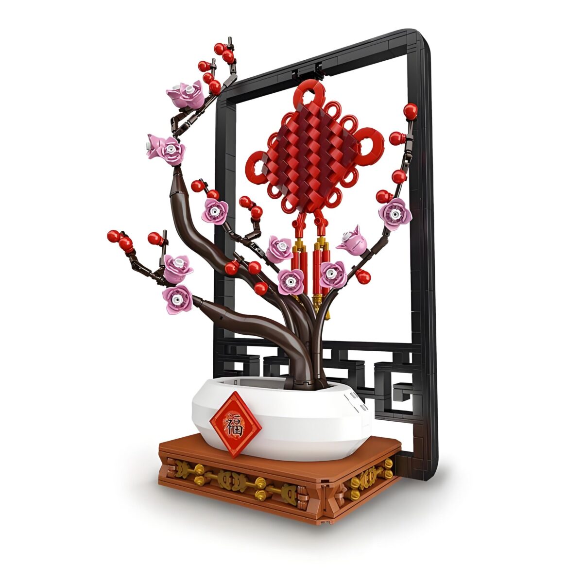 MK10014 The Plum Chinese Knot  1078PCS - Image 1