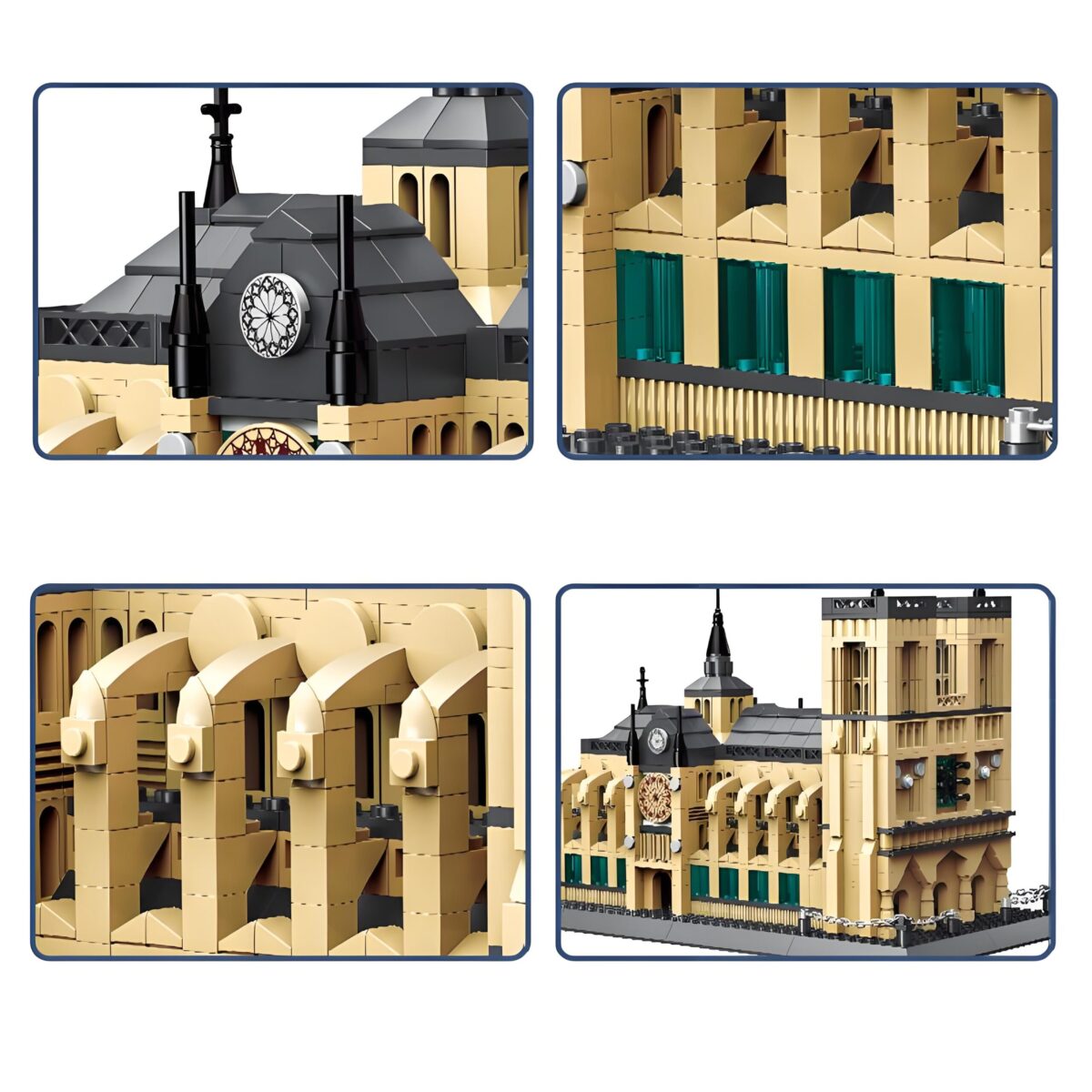 WG5210  The Notre-Dame de Paris Minibrick 1380PCS - Image 3