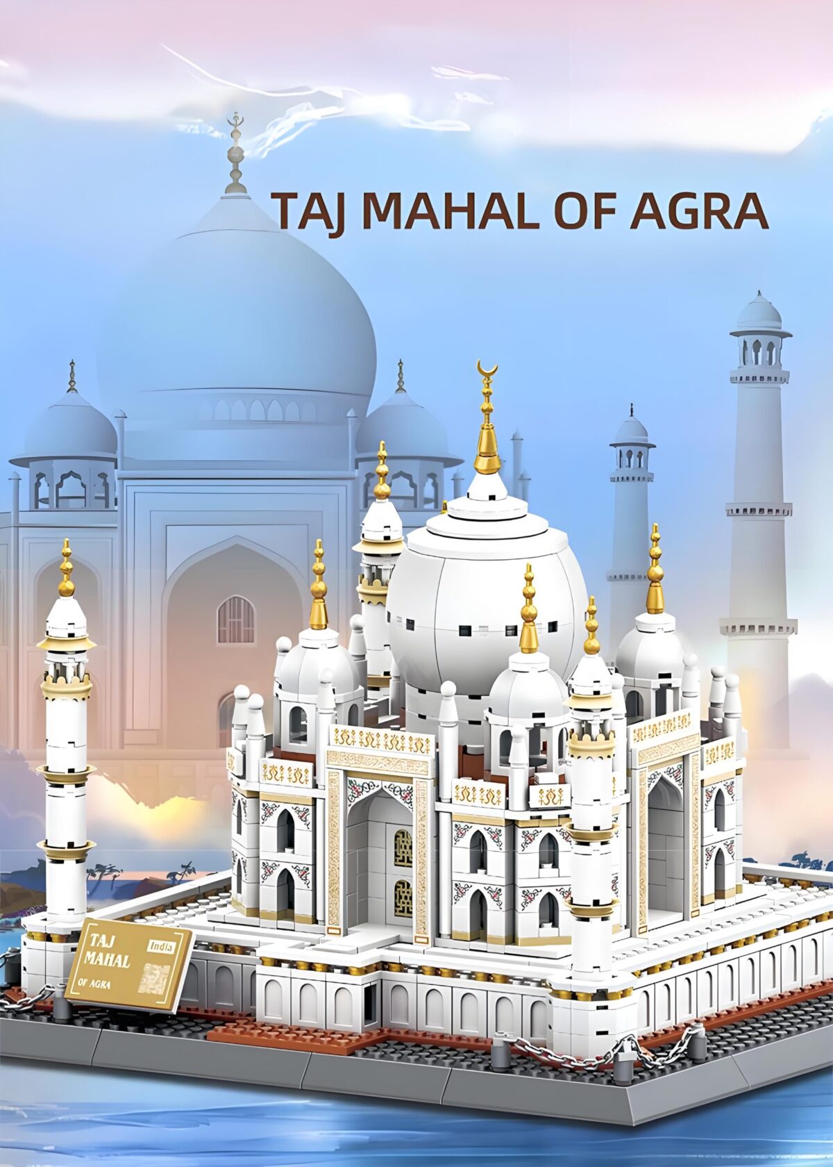 WG5211 The TAJ MAHAL of AGRA Minibrick 1505PCS - Image 2