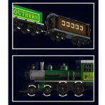 Mould King MK12024 The 4-4-0 Steam Locomotive  1212PCS - Image 4