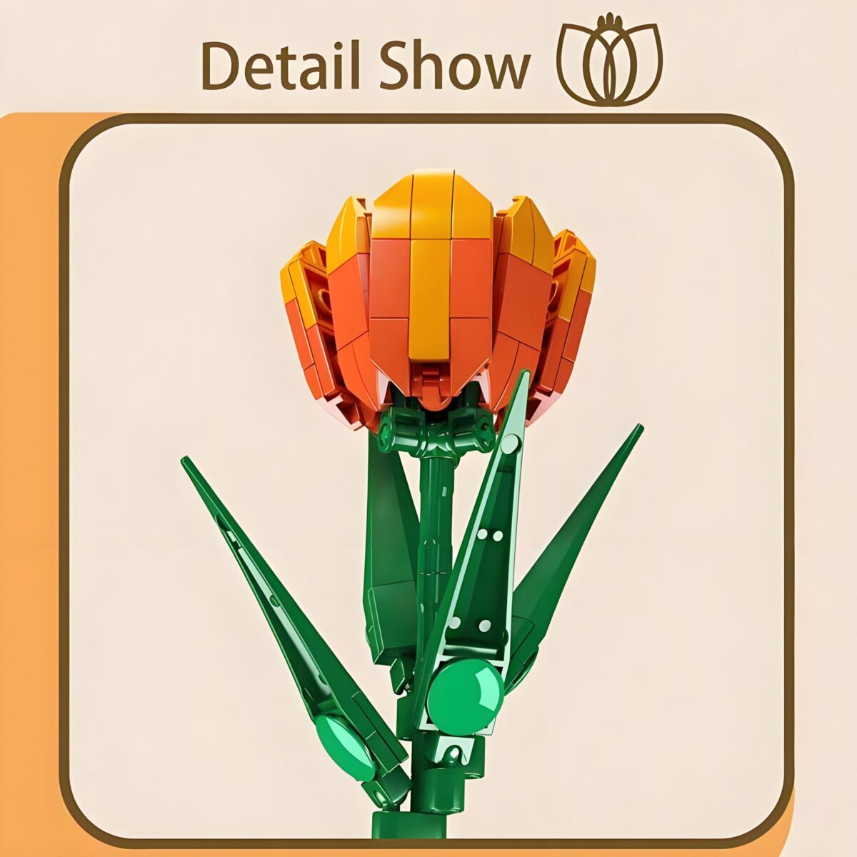 MK24013  The Flower World:Tulip   132PCS - Image 5