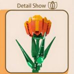 MK24013  The Flower World:Tulip   132PCS - Image 5