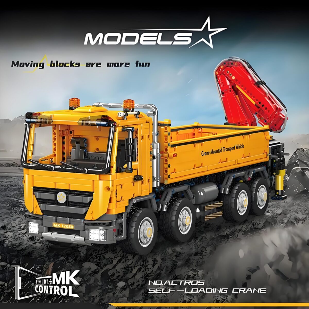 MK17050 The Actros Self-Loading Crane  4012PCS - Image 2