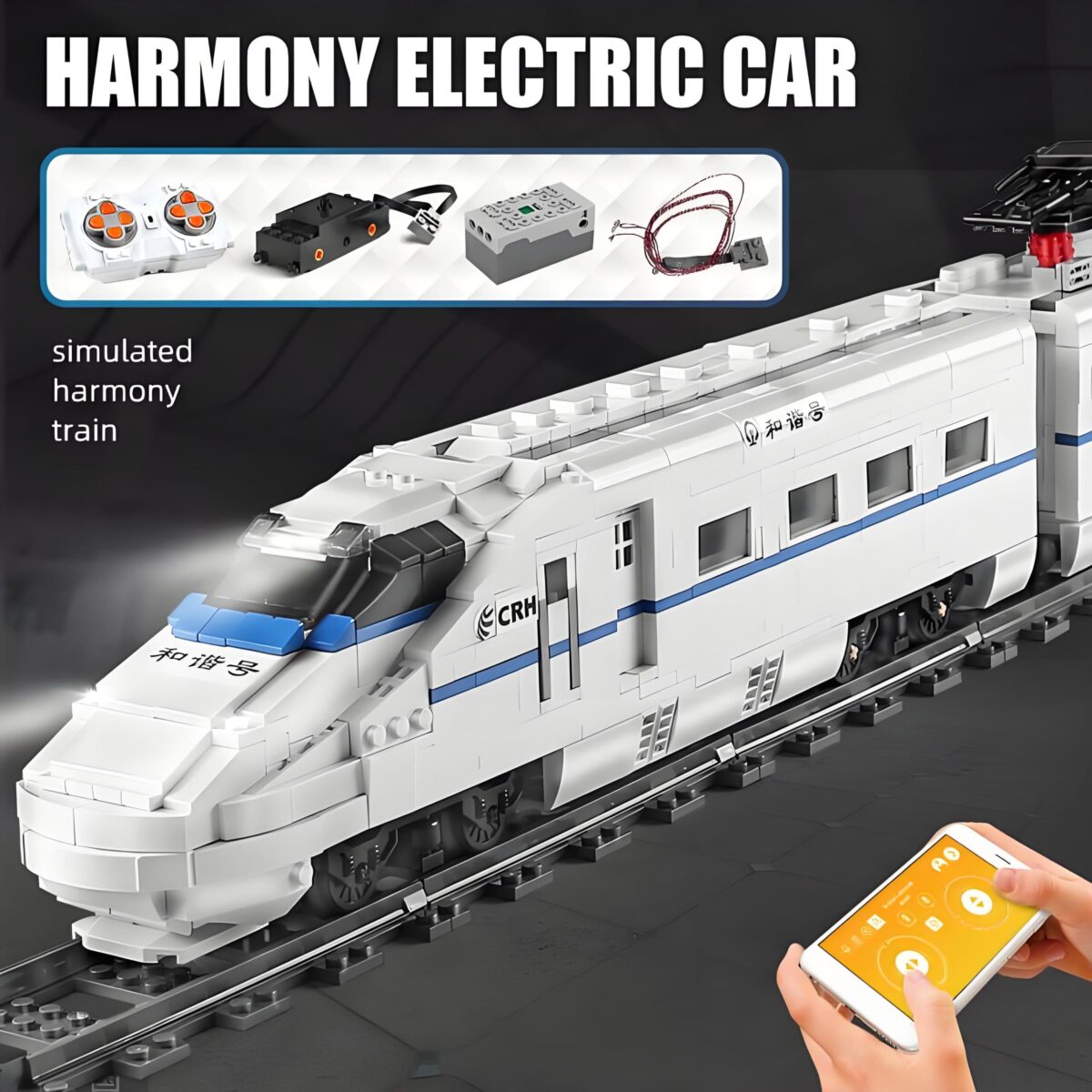 Mould King MK12002 The CRH2 High Speed Train  1808PCS - Image 3