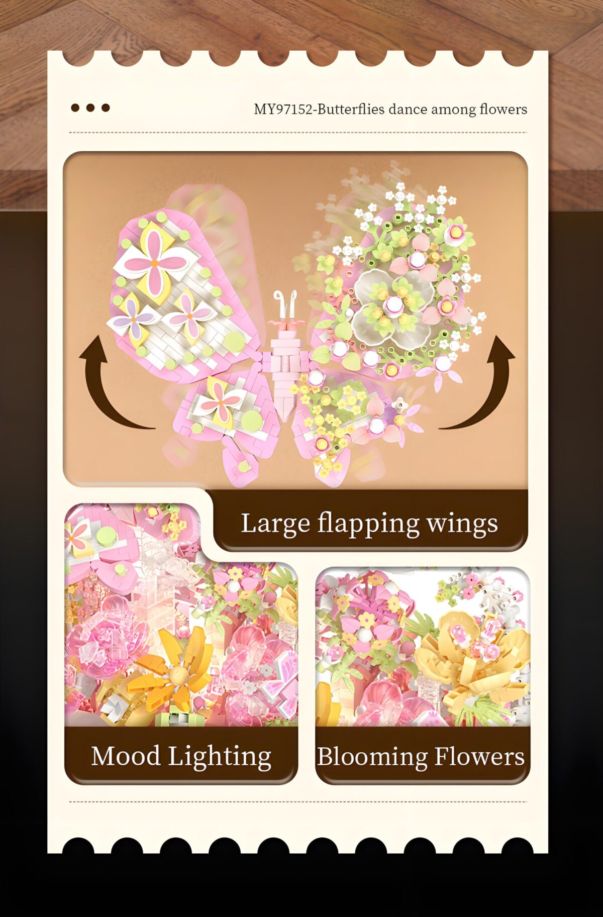 MY97152  The Floral Biomimicry: Butterflies Dancing Among Flowers  2166PCS - Image 4