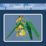 MK24009 The Flower World:Dancing-Doll Orchid   237PCS - Image 4