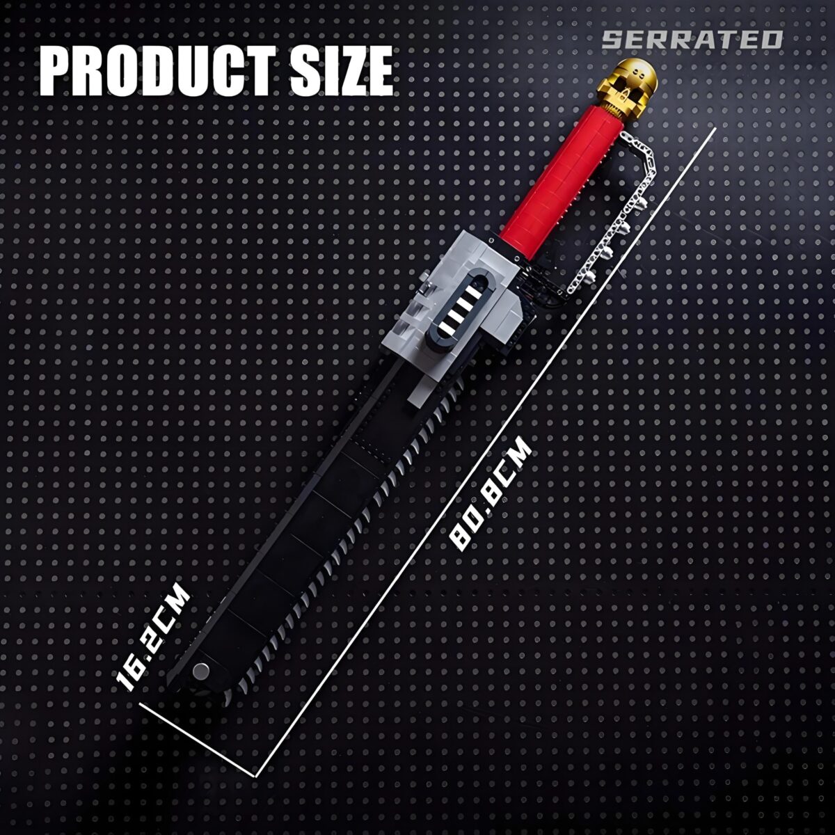 JD028 The Warhammer 40k Chainsword  1818PCS - Image 7