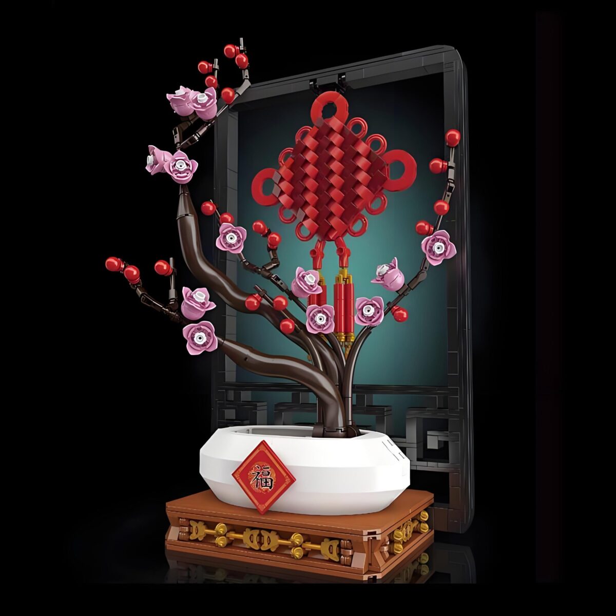 MK10014 The Plum Chinese Knot  1078PCS - Image 3