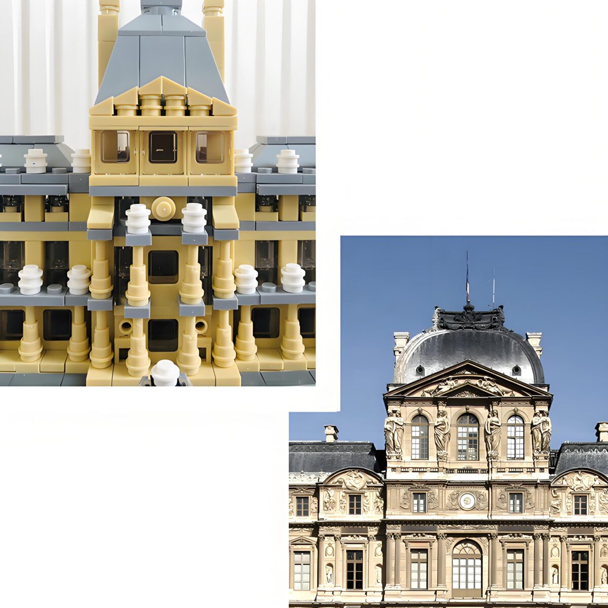 WG4213 The Louvre of Paris Minibrick 695PCS - Image 4