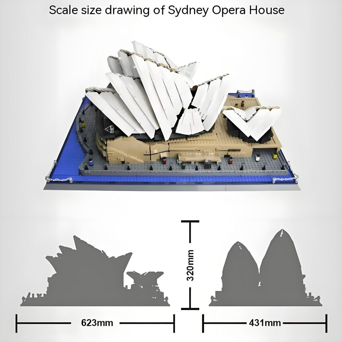WG8210  The Sydney Opera House-Sydney Minibrick 2937PCS - Image 4