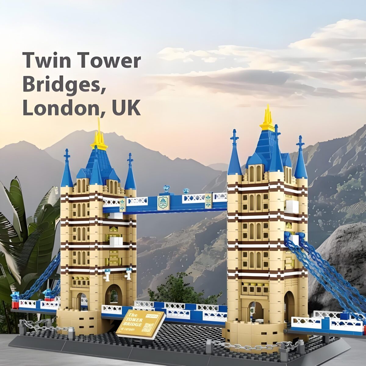 WG5215 The London Tower Bridge Minibrick 1033PCS - Image 2