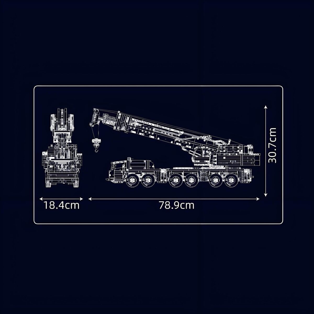 MK17065 The Grove GMK Crane  4566PCS - Image 6