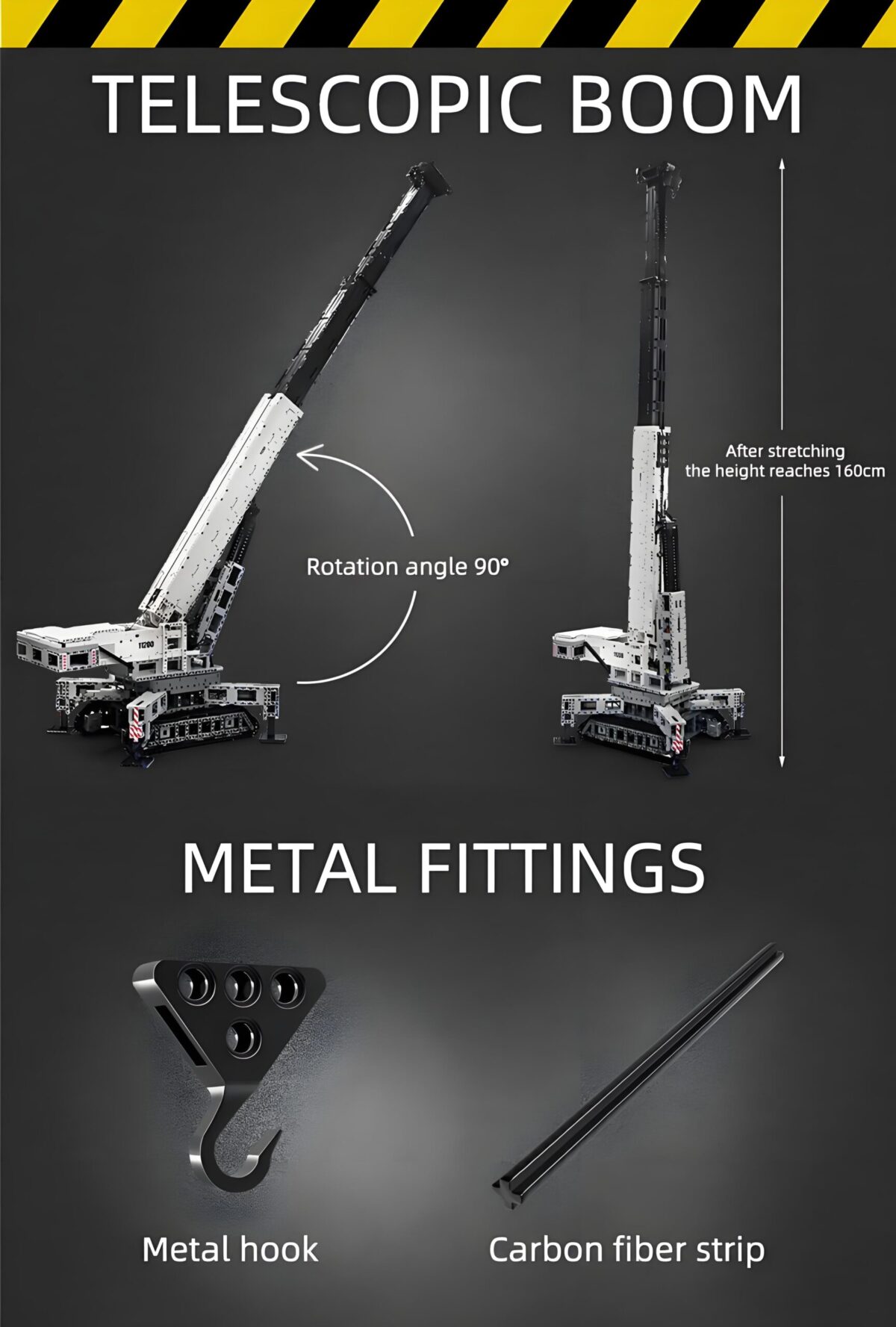 MK17002 The Crawler Crane 11200  4000PCS - Image 7