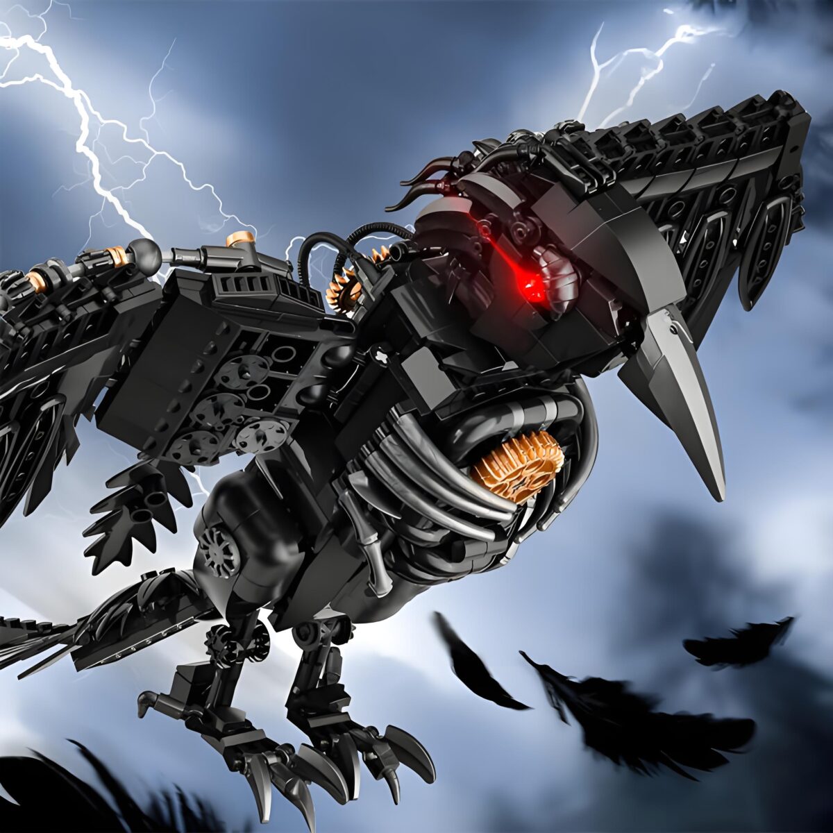 DK 7063  The Mechanical Crow  1018PCS - Image 2
