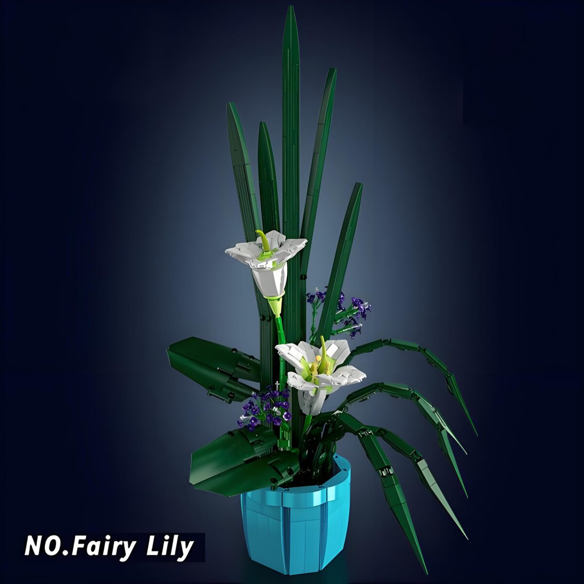 MK10023 The Cloudy Garment Fairy Lily Bonsai  1513PCS - Image 2
