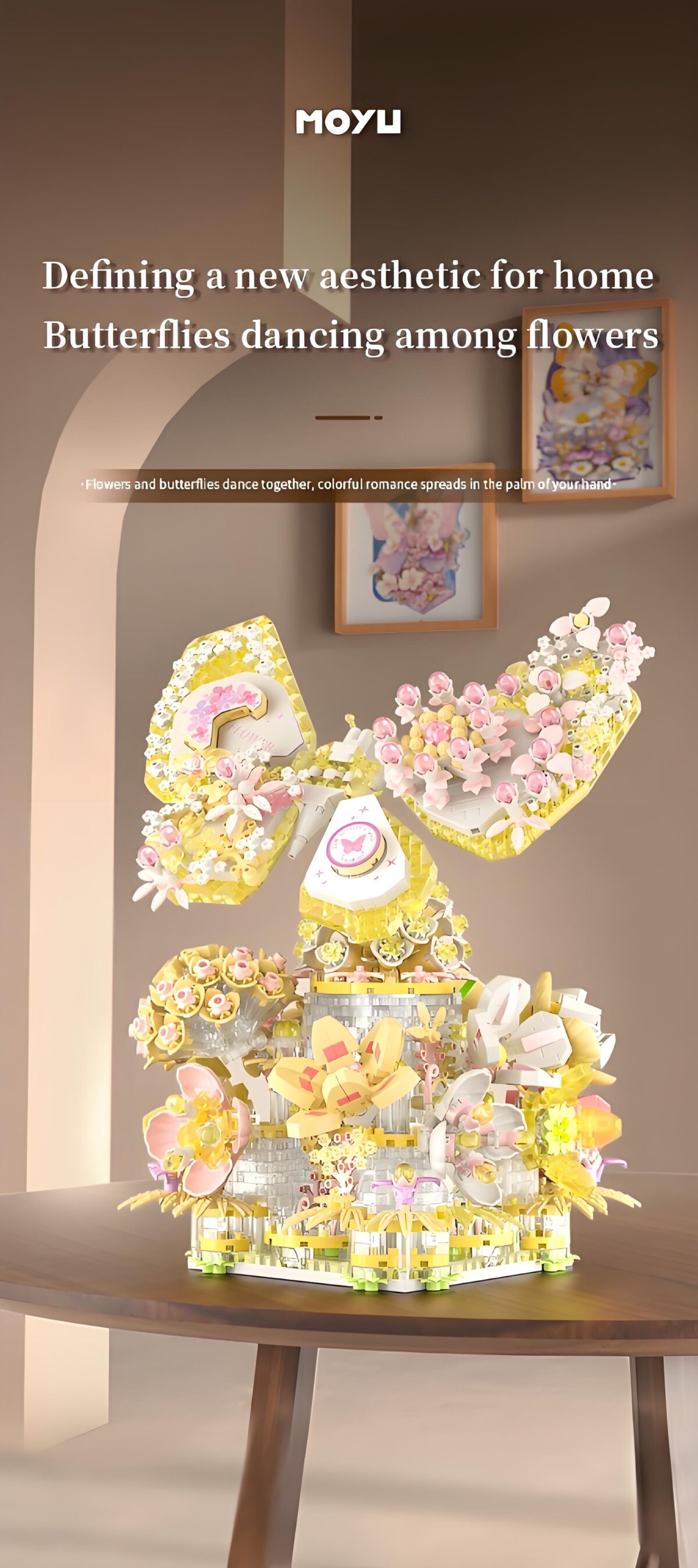 MY97151  The Floral Biomimicry: Blooms Transform into Butterflies   2165PCS - Image 3