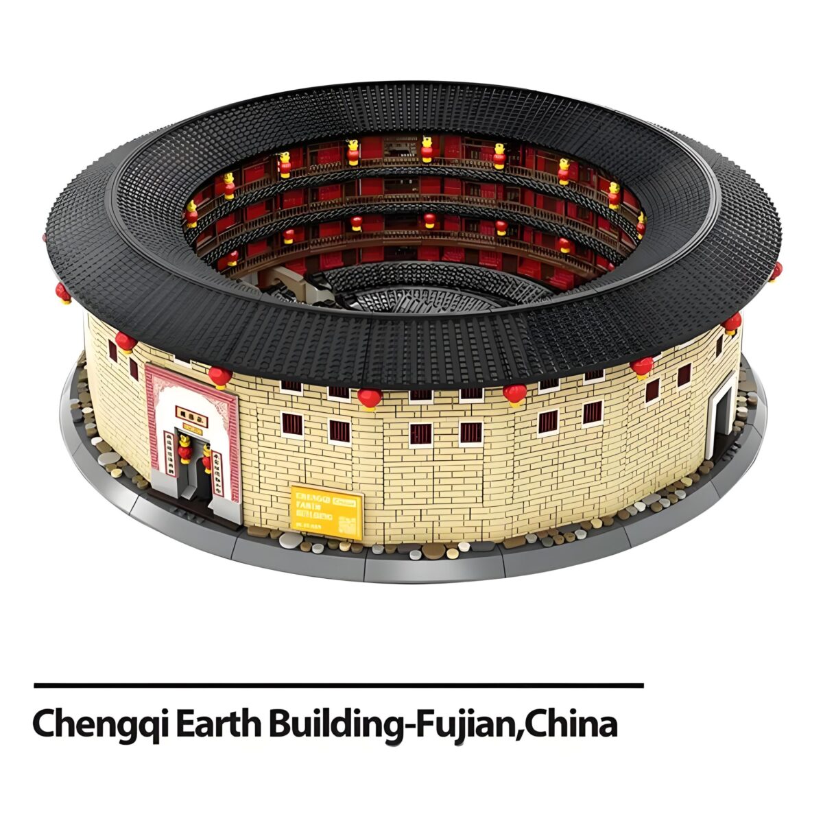 WG8211 The Chengqi Earth Building-Fujian Minibrick 3317PCS - Image 5