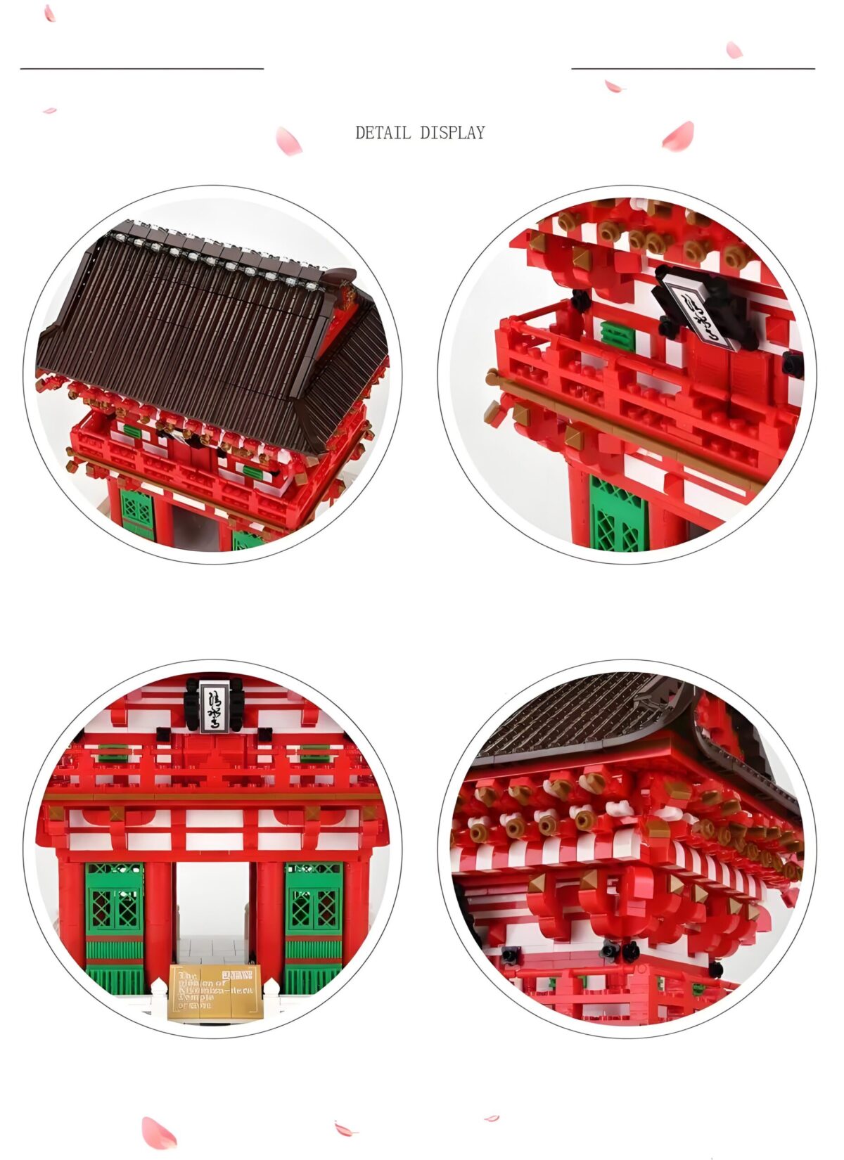 WG6212 The Niomon of Kiyomizu-DERA Temple Minibrick 2409PCS - Image 4