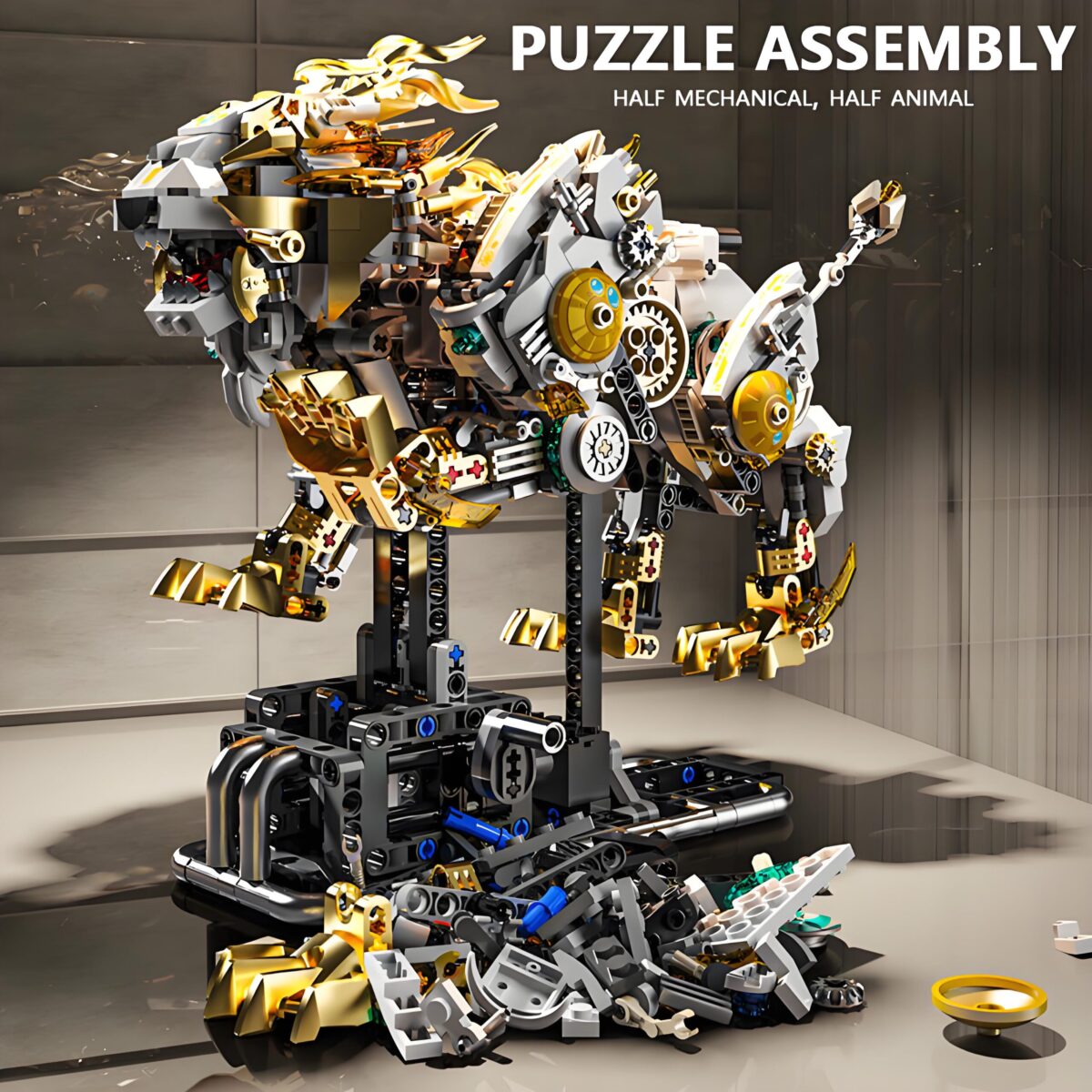 MJ 13090 The Semi Mechanical Lion  1073PCS - Image 2