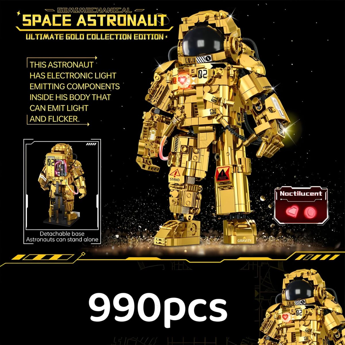 GZ6256 The Cybernetic Space Astronaut  990PCS - Image 5