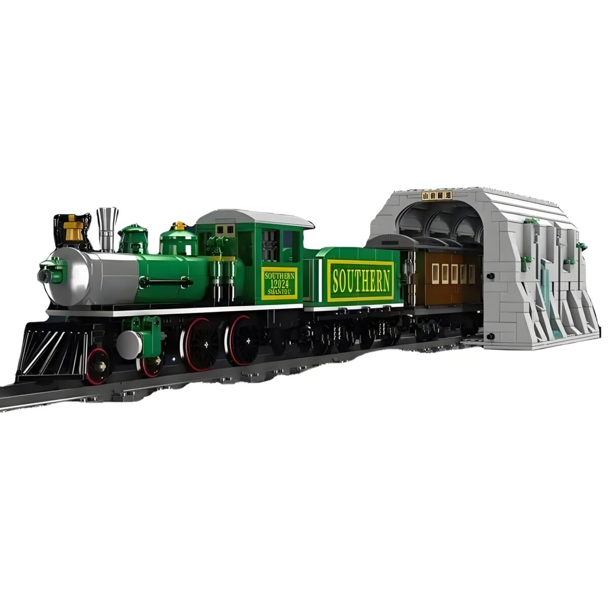 Mould King MK12024 The 4-4-0 Steam Locomotive  1212PCS - Image 1
