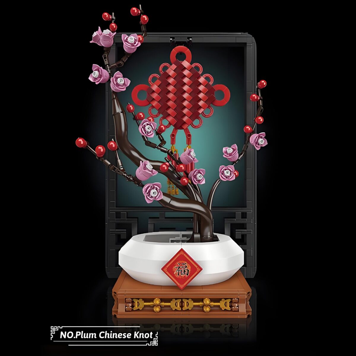 MK10014 The Plum Chinese Knot  1078PCS - Image 2