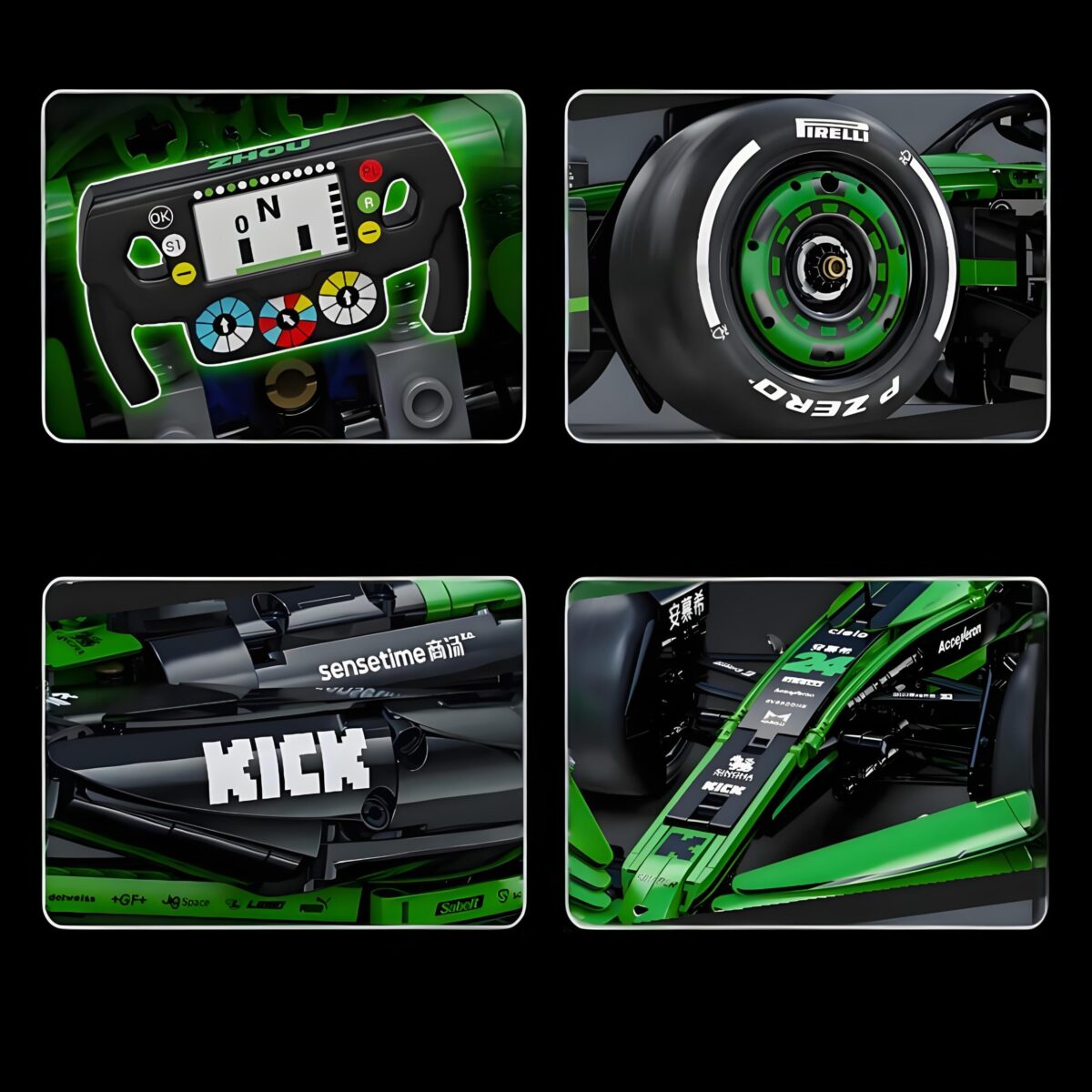 C64010  1:8 The KICK SAUBER F1 Team C44  2553PCS - Image 4