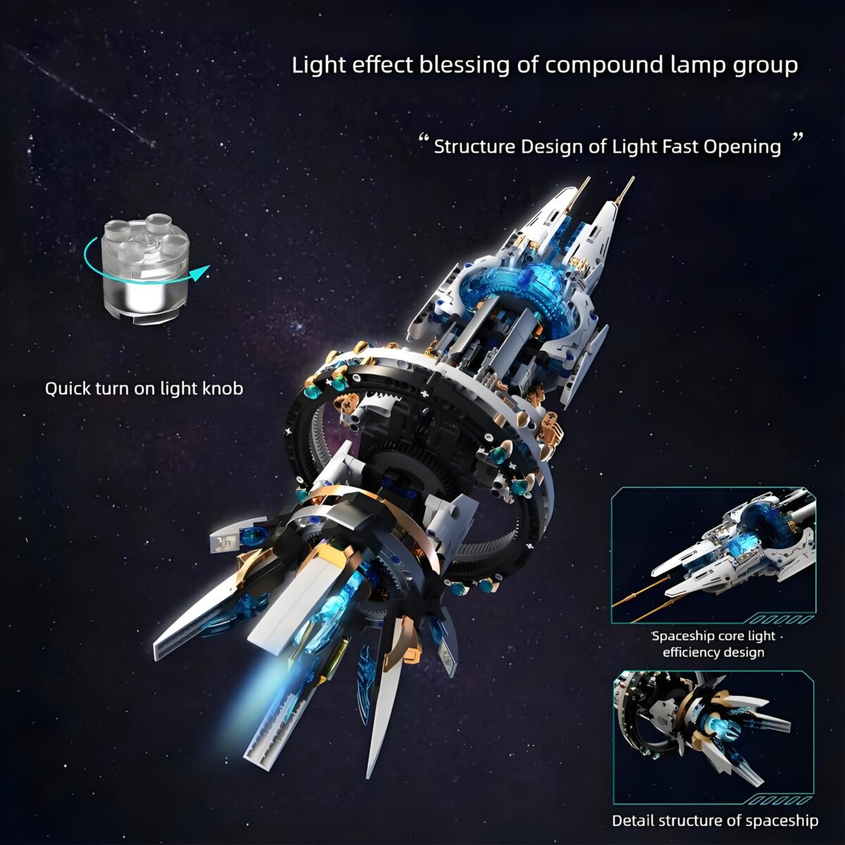 T2015 The Space Explorer Ship  1298PCS - Image 4