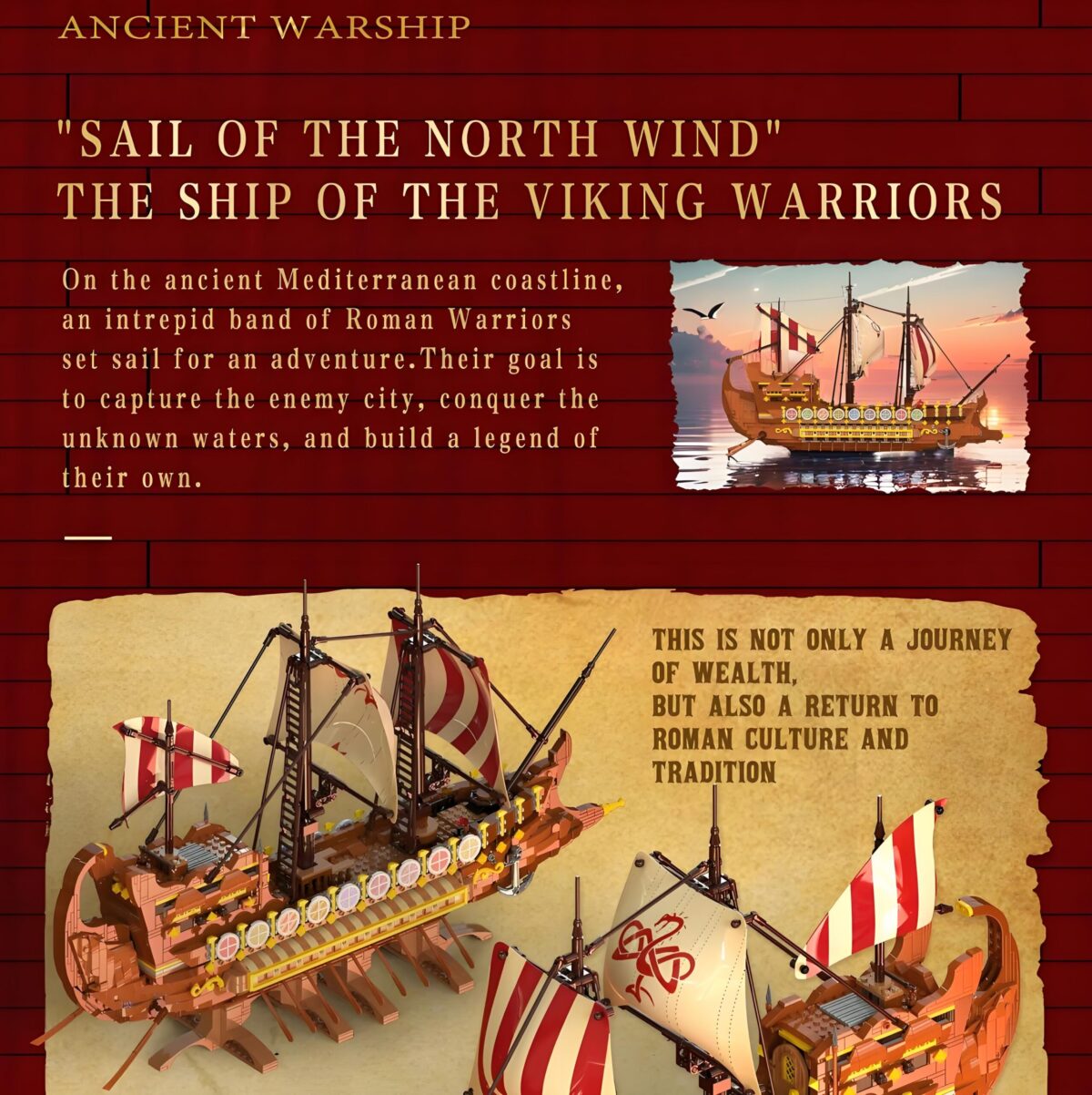 BK33303  The Ancient Warship  2073PCS - Image 4