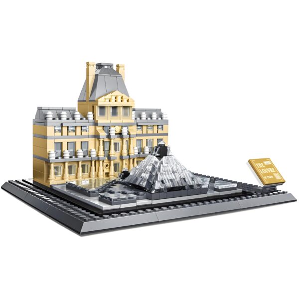 WG4213 The Louvre of Paris Minibrick 695PCS