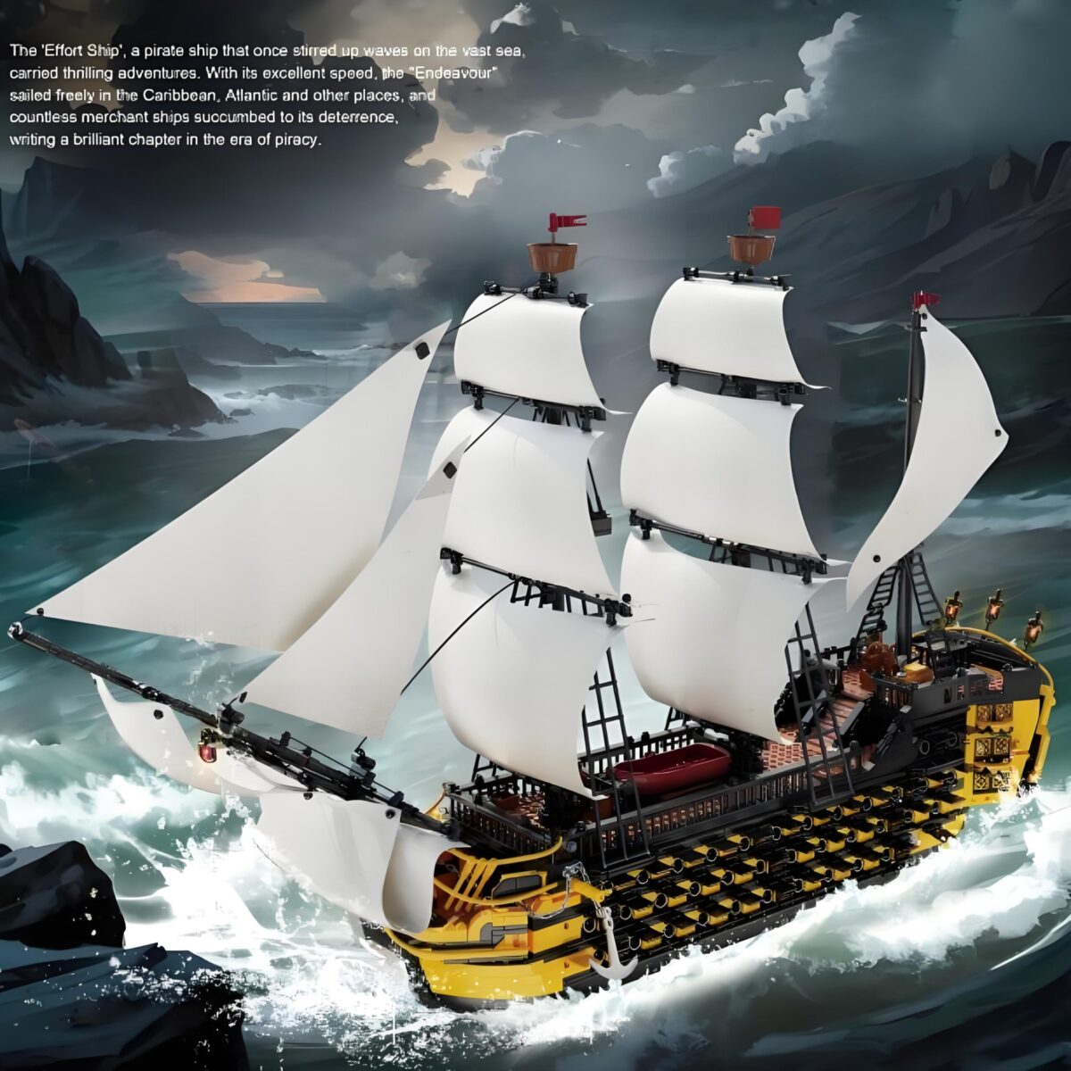 DK 6005 The Endeavor Ship  2475PCS - Image 2