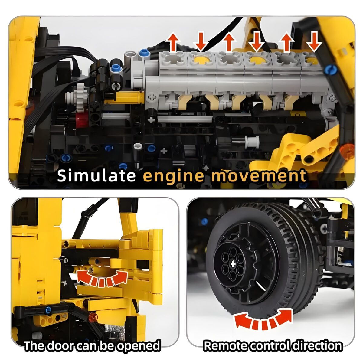 MK17012 The Three-way dump truck  3206PCS - Image 3