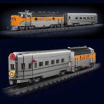 Mould King MK12018 The USA EMD F7 WP Diesel Locomotive 1541PCS - Image 3