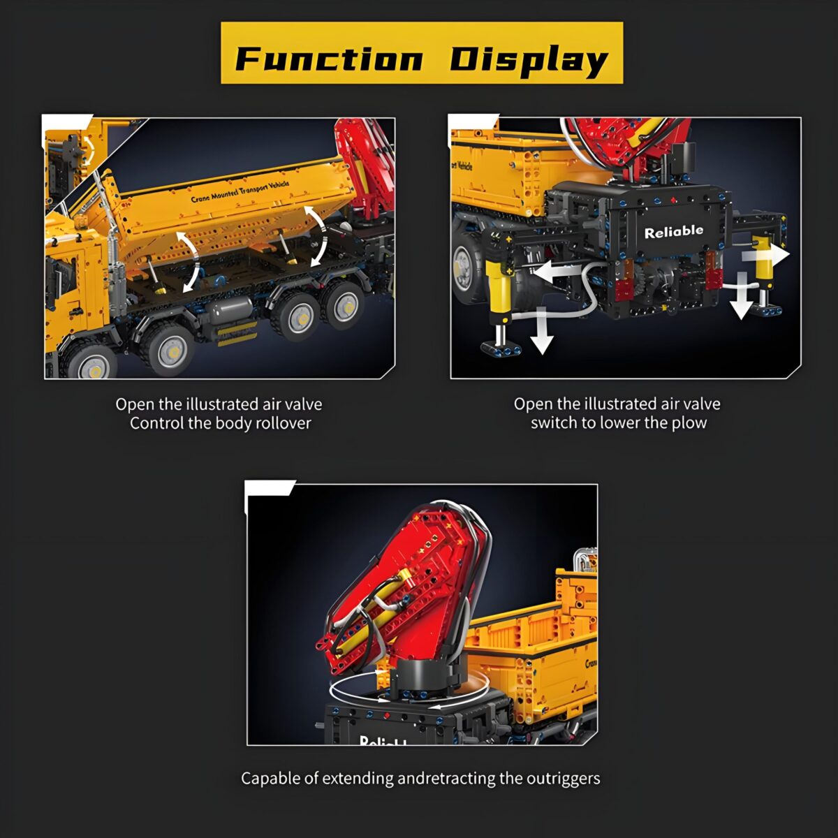 MK17050 The Actros Self-Loading Crane  4012PCS - Image 5