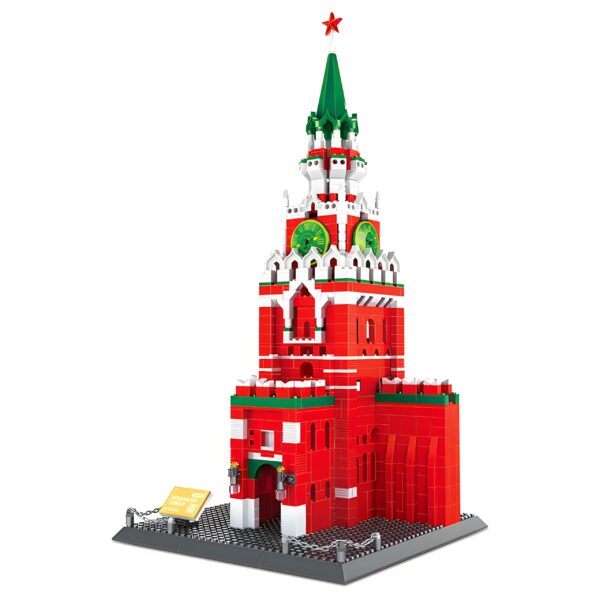 WG5219 The Spasskaya Tower Of Moscow KREMLIN Minibrick 1048PCS