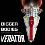 JIESTAR 67106 The Venator-class Open-frame Destroyer  960PCS - Image 4