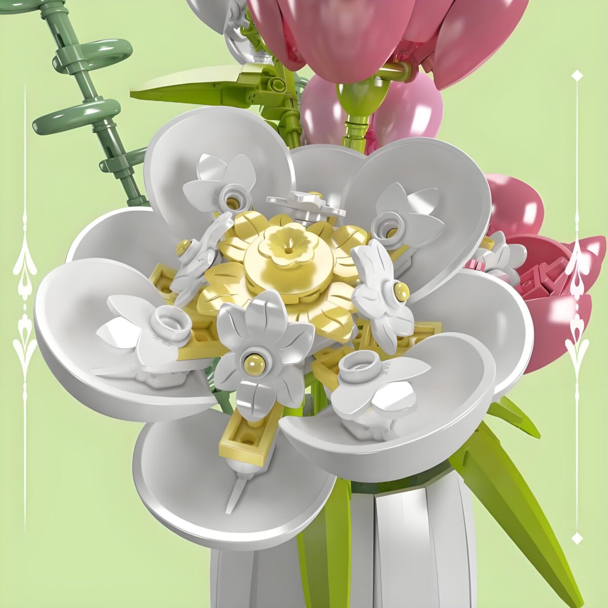 MK10059 The Rendezvous with Peony  866PCS - Image 3