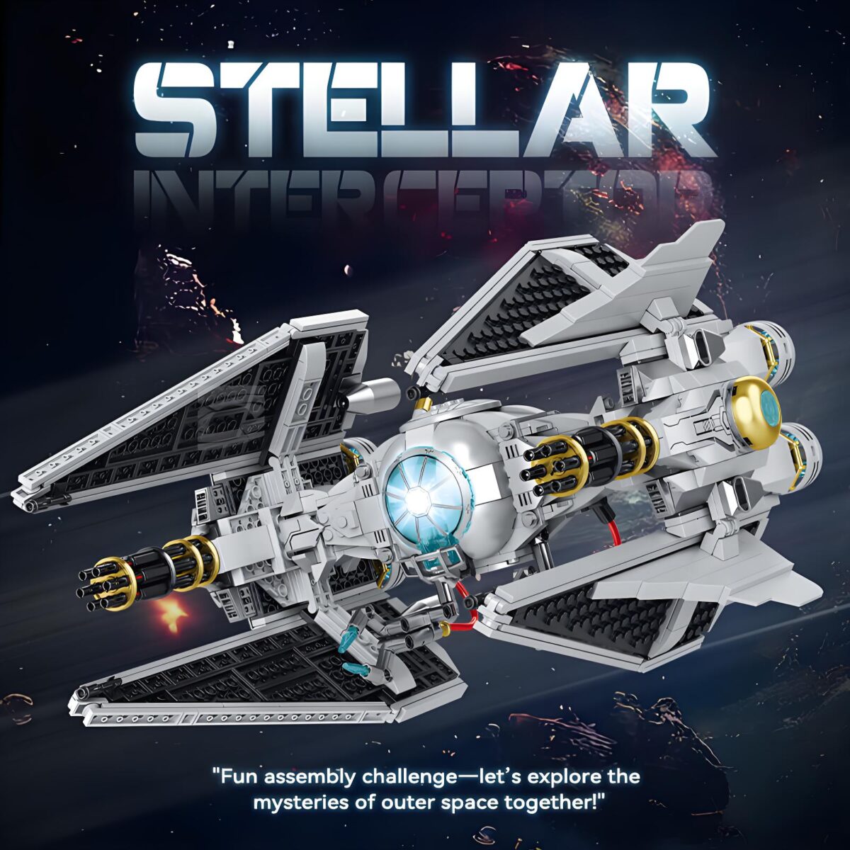 ZAPE 98001 TIE Interceptor  1109PCS - Image 2