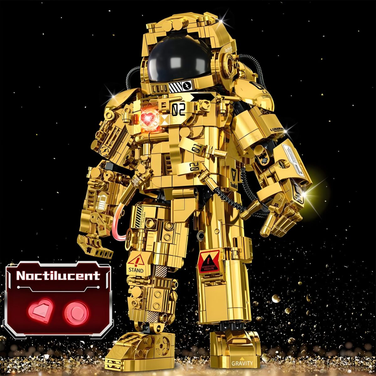 GZ6256 The Cybernetic Space Astronaut  990PCS - Image 3