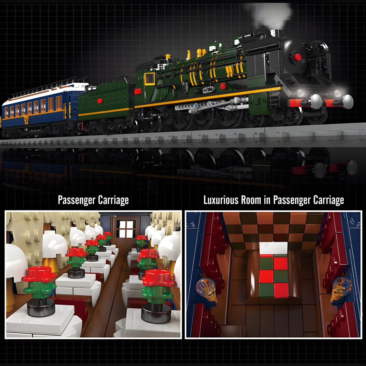 Mould King MK12025 The Orient Express-French Railways SNCF 231 Steam Locomotive 3898PCS - Image 4