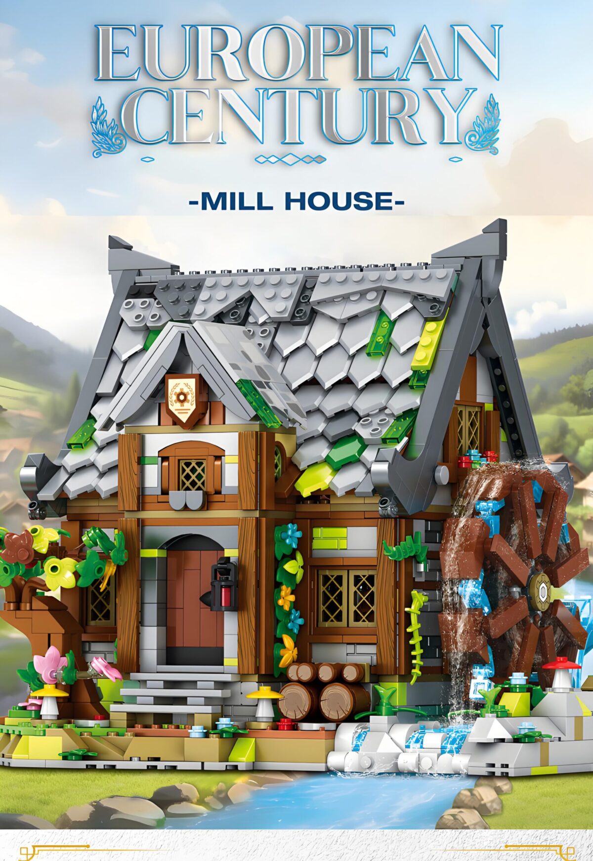 Reo 66045 The Medieval watermill  1873PCS - Image 2