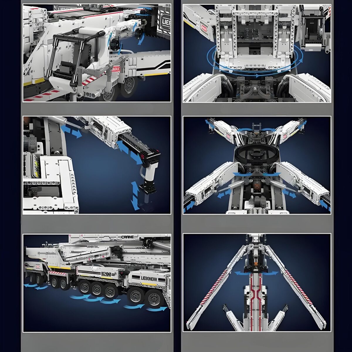 MK17007 The RC Liebherr LTM 11200  8506PCS - Image 4