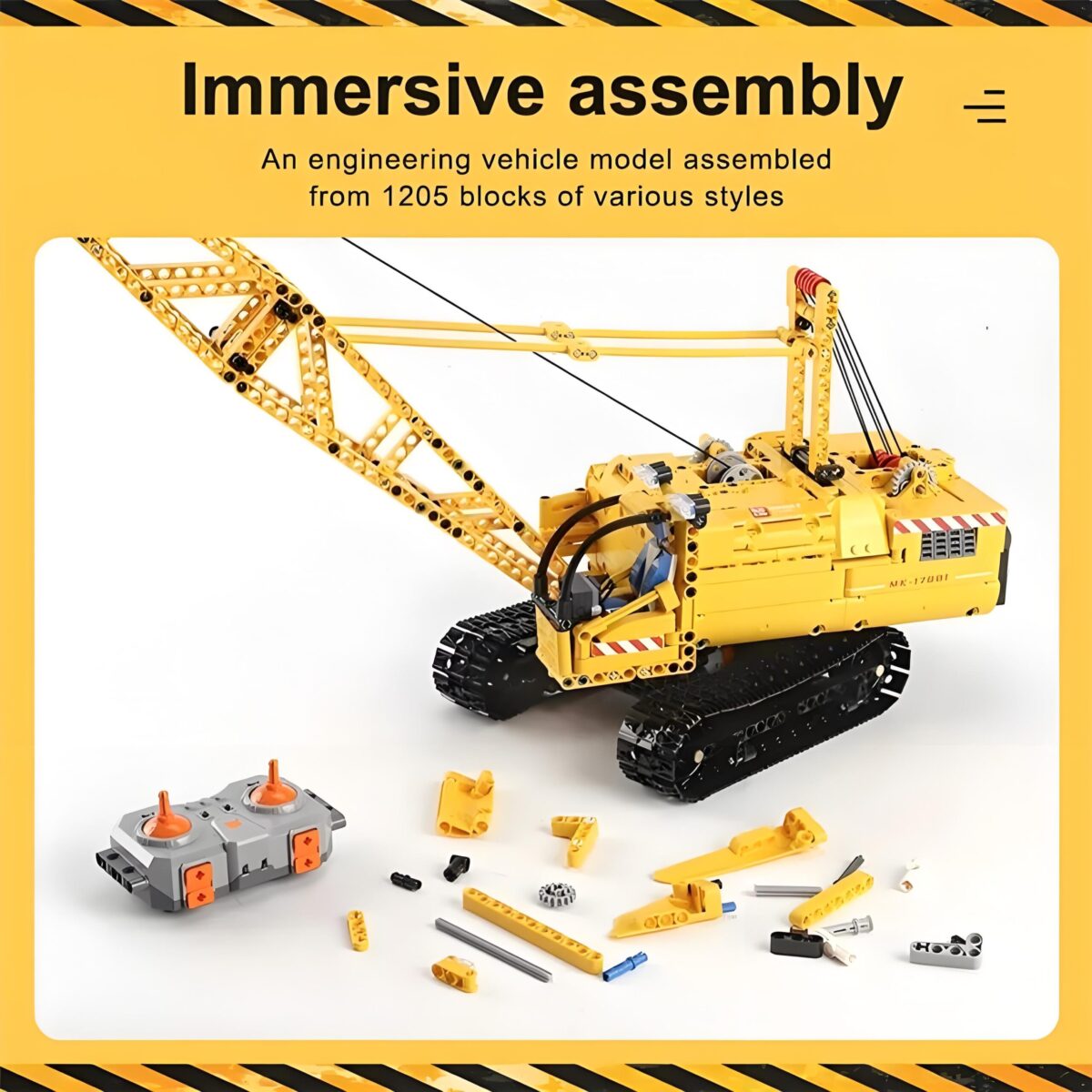 MK17001 The Crawler Crane  1205PCS - Image 3