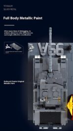 M38-B1234 1:35 The Model Play Zone: ZTZ-99AS Main Battle Tank Metal Paint  1079PCS - Image 3