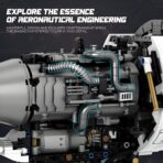 Reobrix 33019 The Aircraft Engine 1786PCS - Image 6