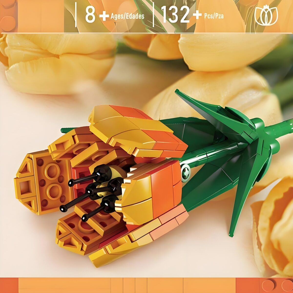 MK24013  The Flower World:Tulip   132PCS - Image 3